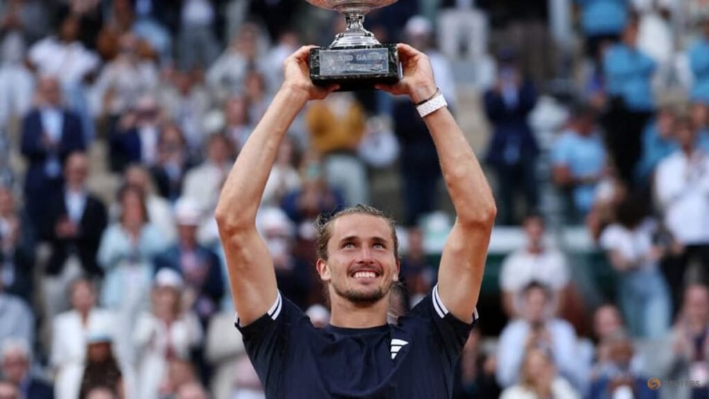 Zverev tears down the wall to enter Grand Slam winners’ circle at French Open