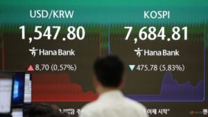 South Korea’s KOSPI craters over 8% as Fed fears spark tech rout