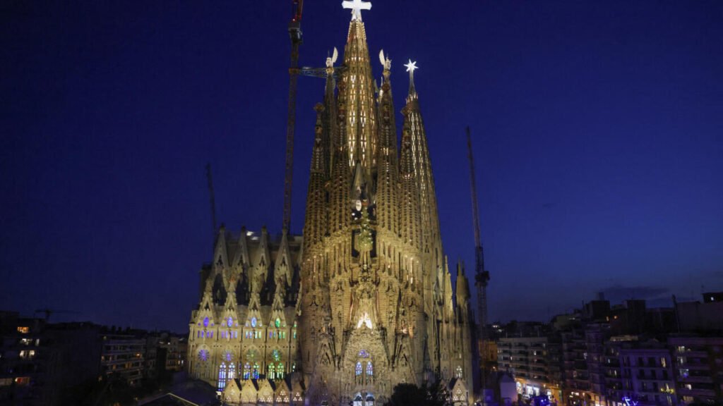 Pope Leo to bless newly completed Sagrada Familia tower in Barcelona