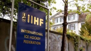 Ice hockey-Russia absent from men’s 2027 world championship groups