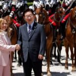 Italy’s Meloni and South Korea’s Lee agree to deepen ties in Rome talks