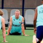 Golf, games and parenting tips – how Norway’s Haaland is preparing for World Cup opener