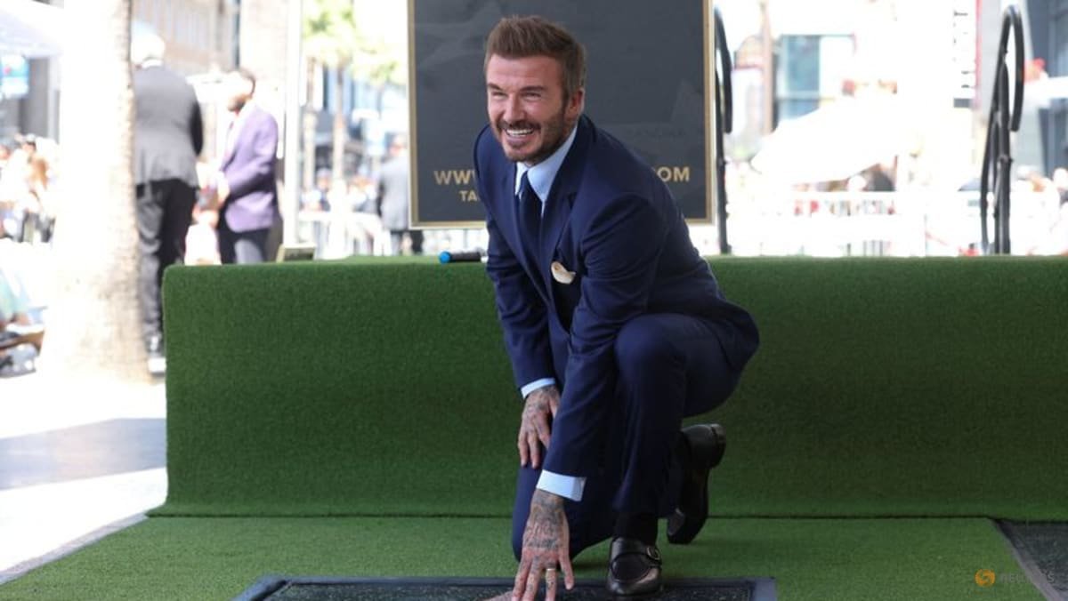 David Beckham honored with Walk of Fame star as LA hosts World Cup games
