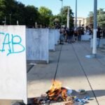 Protesters set Tesla ablaze, smash UN office’s windows in Geneva anti-G7 march