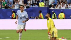 Araujo equaliser saves Uruguay’s blushes in draw with Saudis