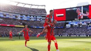 Haaland announces arrival with World Cup double as Norway crush Iraq
