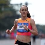 Former Olympic medallist Simpson hospitalised after collapse at track event