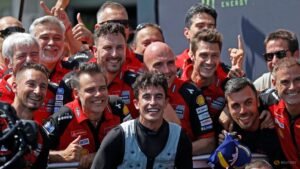 Marquez storms to Czech MotoGP victory with late pass on Bagnaia
