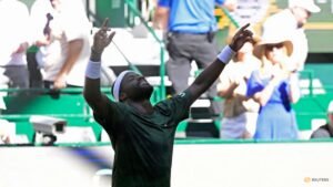 Tiafoe cruises past Fritz to win Halle Open