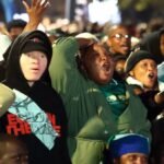South Africans pour onto streets in pyjamas to celebrate World Cup feat