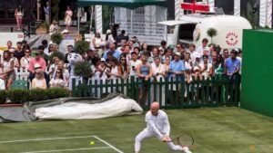 From Centre Court to Central Park, Agassi and Wozniacki serve up Wimbledon in NYC
