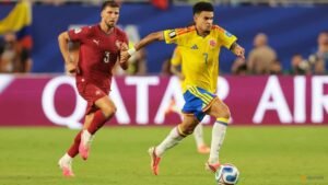 Colombia top group after goalless draw with Portugal