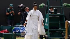 Osaka defeats Jacquemot after Japanese-inspired ‘Kill Bill’ kimono walk-on