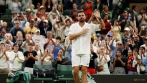 Wawrinka bows out of final Wimbledon after loss to Berrettini