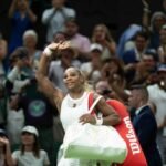 Serena and Wawrinka go down fighting at Wimbledon