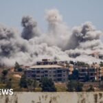 Israeli strikes kill nine in Lebanon as Hezbollah fires rockets over border