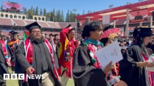 Watch: Dozens of Stanford grads walk out on Google CEO’s speech