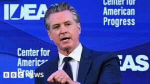 Newsom alleges politically motivated justice department investigation against wife, ex-staff