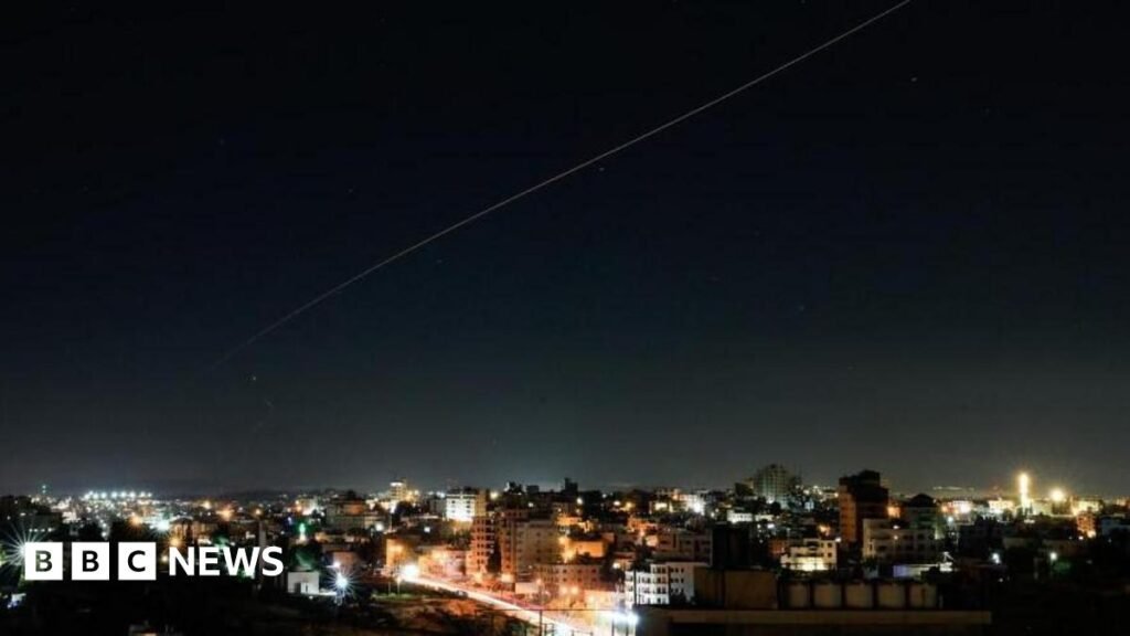Iran fires missiles towards Israel as IDF says it is working to intercept threats – follow live