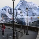 Artist JR’s wrapped bridge opens in Paris in nod to Christo