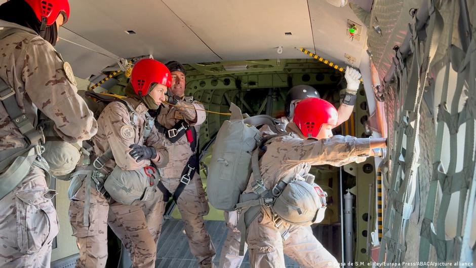 Spain’s Princess Leonor makes history with parachute jump