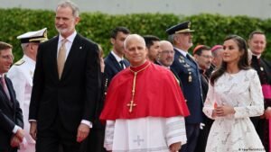 Pope Leo XIV receives royal welcome in Spain