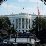 Trump hosts White House cage fights to mark 80th birthday