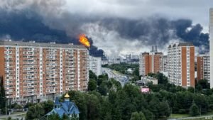 Ukrainian drone attack hits Moscow oil refinery