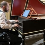 Mahan Esfahani and his harpsichord
