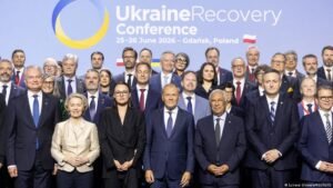 Ukraine, Poland smooth over WWII dispute at Gdansk aid forum