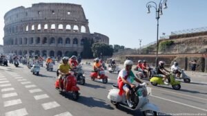 Rome celebrates 80 years of Italy’s iconic Vespa scooter