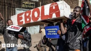 Kenya police fire tear gas at protest against US Ebola quarantine centre plan in Nanyuki