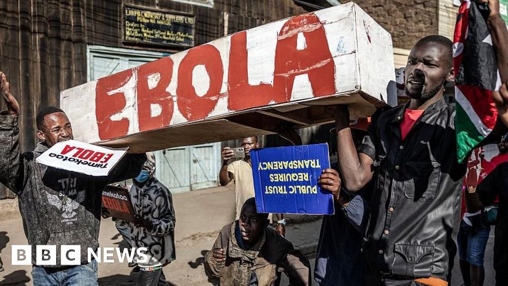Kenya police fire tear gas at protest against US Ebola quarantine centre plan in Nanyuki