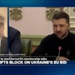 Ukraine’s Zelensky pledges clear timetable of talks on EU membership