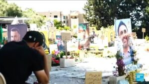 In Lebanon, temporary cemeteries house the dead exiled by the war