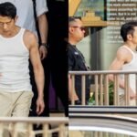 Hong Kong star Aaron Kwok spotted around Singapore, from Changi Airport to Sentosa