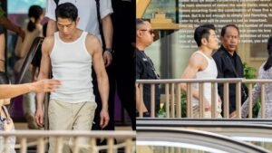 Hong Kong star Aaron Kwok spotted around Singapore, from Changi Airport to Sentosa