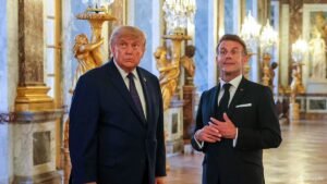 Macron deploys Versailles’ gold, mirrors and history in a high-stakes courtship of Trump
