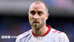Christian Eriksen discharged from hospital and ‘doing well’ after collapse against Ukraine