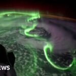 Southern Lights timelapse filmed from SpaceX Dragon shuttle