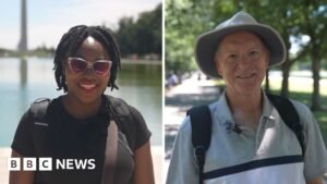 Watch: Americans react to algae in renovated Reflecting Pool