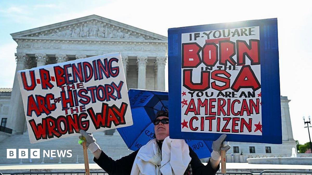 US Supreme Court to rule on Trump’s effort to end birthright citizenship – follow live