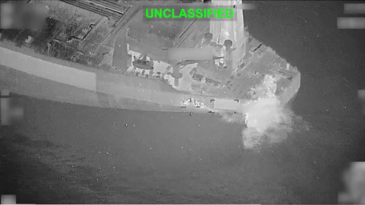 US fires Hellfire missile at tanker heading towards Iran