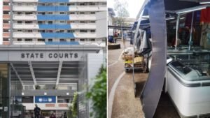 Court rules grocery shop owner negligent after woman cycling past hit by falling shop panel