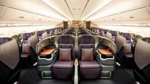 Singapore Airlines limits Business Class advance seat selection based on fare type and membership
