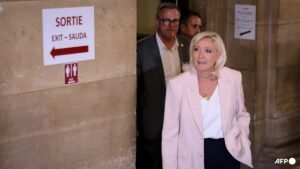 France’s Marine Le Pen says she will appeal conviction, run for president in 2027