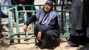 Gaza health officials say Israeli airstrike on police station kills 8
