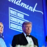 Trump mixes jokes with barbs at White House Correspondents’ dinner