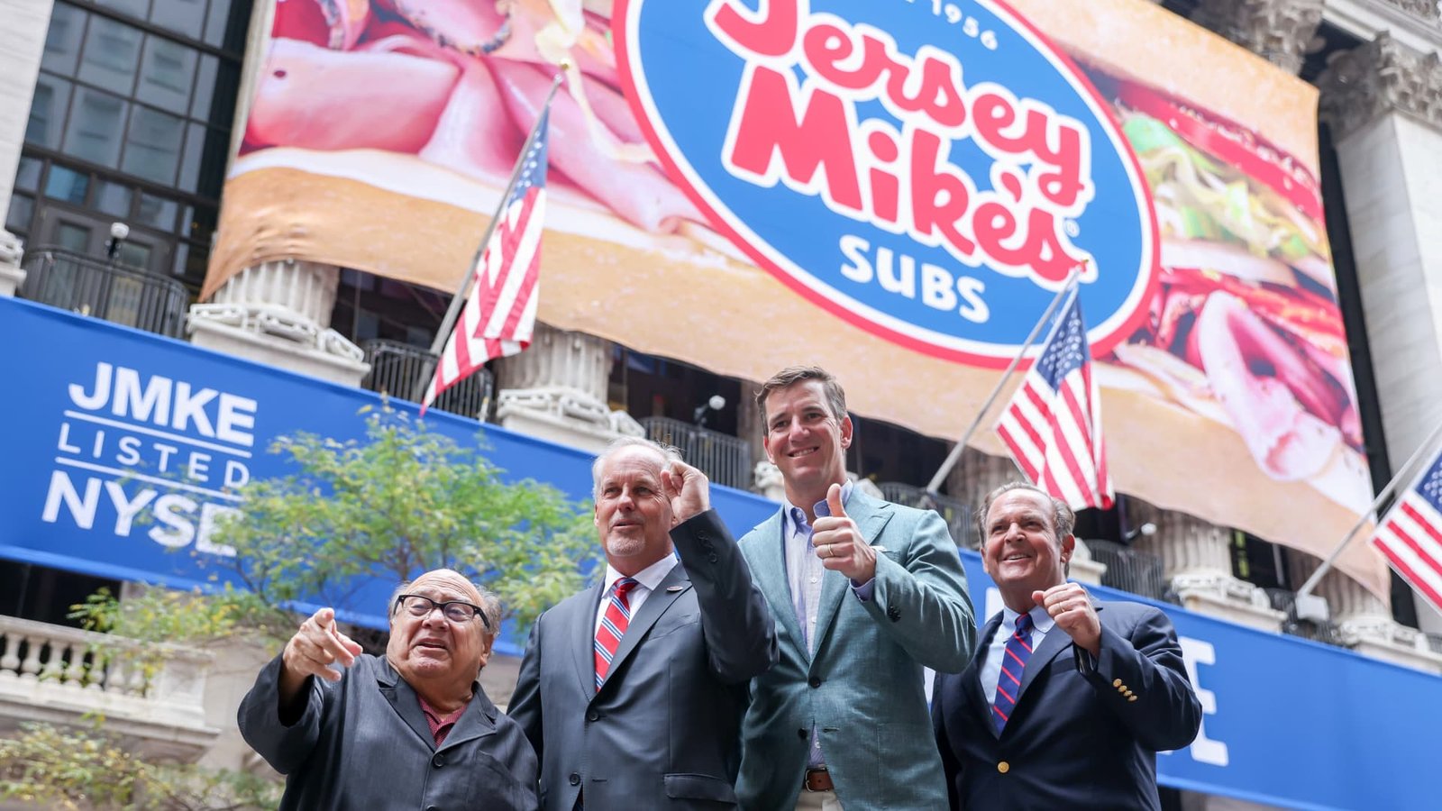 Jersey Mike’s stock falls 3% in public market debut after pricing shares at $23