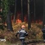 France wildfire crews face searing heat in battle to contain flames